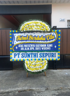 Papan Bunga Duka di Yosodadi